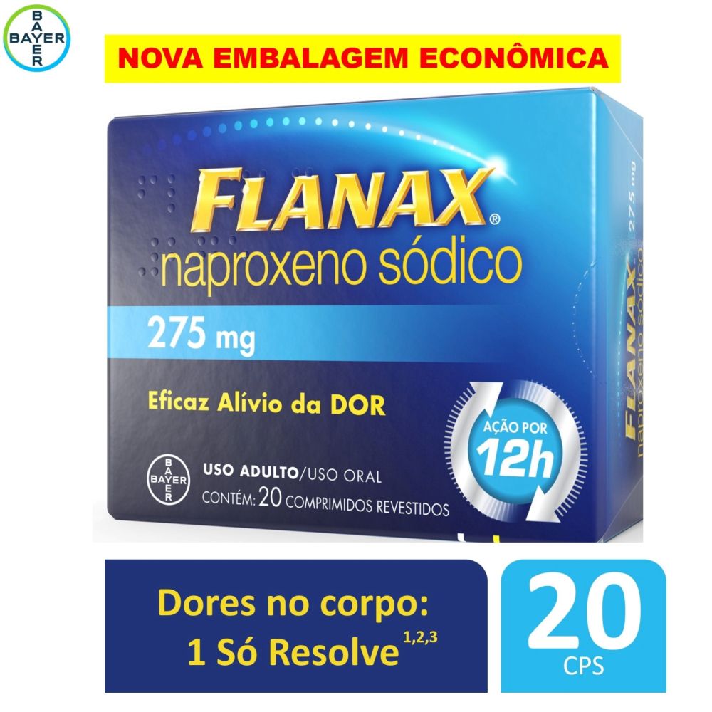 Flanax 275mg 20 Comprimidos