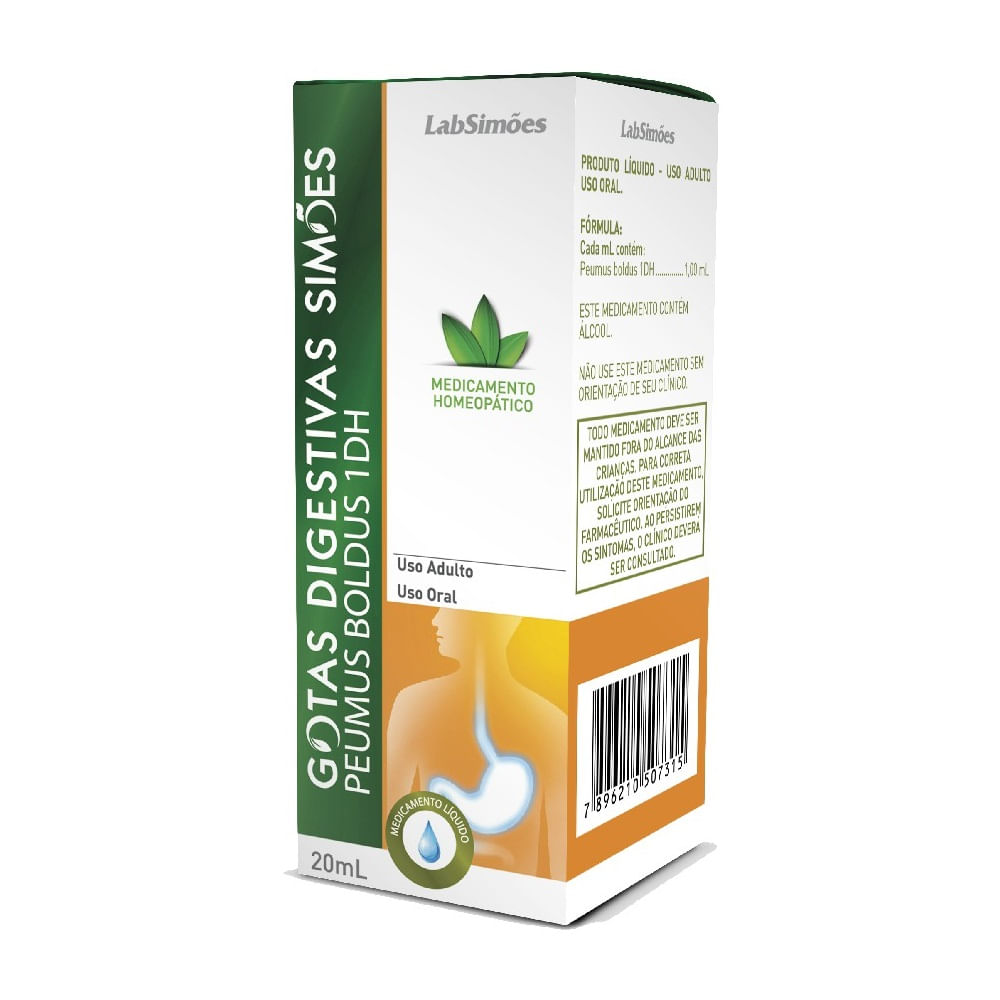 Gotas Digestivas Sim&otilde;es 20ml
