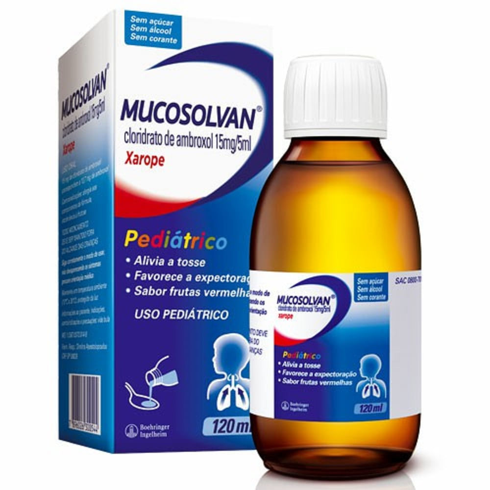 Mucosolvan Xarope Pedi&aacute;trico 120ml