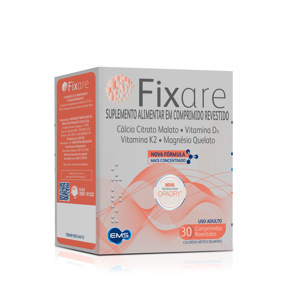 Suplemento Vitam&iacute;nico Fixare 30 comprimidos