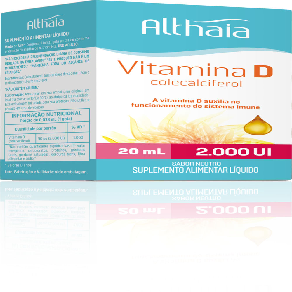 Vitamina D 2000UI 20ml Gotas