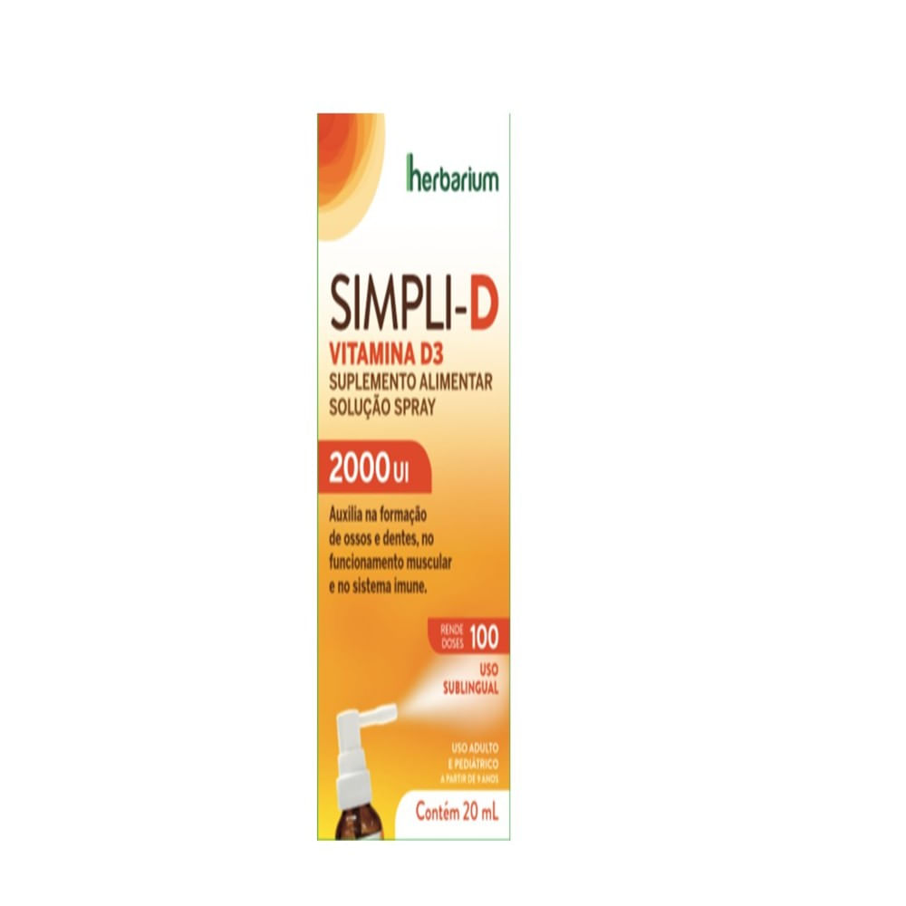 Suplemento Alimentar Simpli D 2000UI 20ml