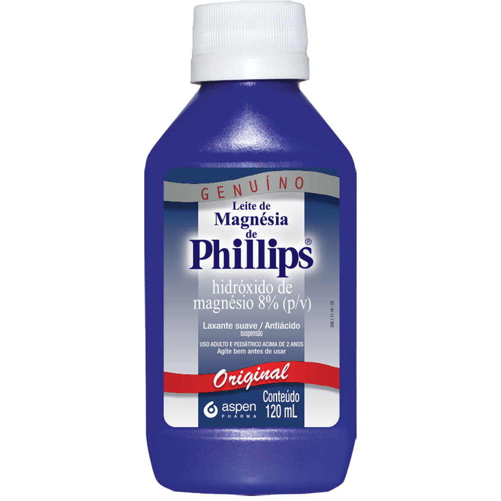 Leite De Magn&eacute;sia Phillips Original 120ml