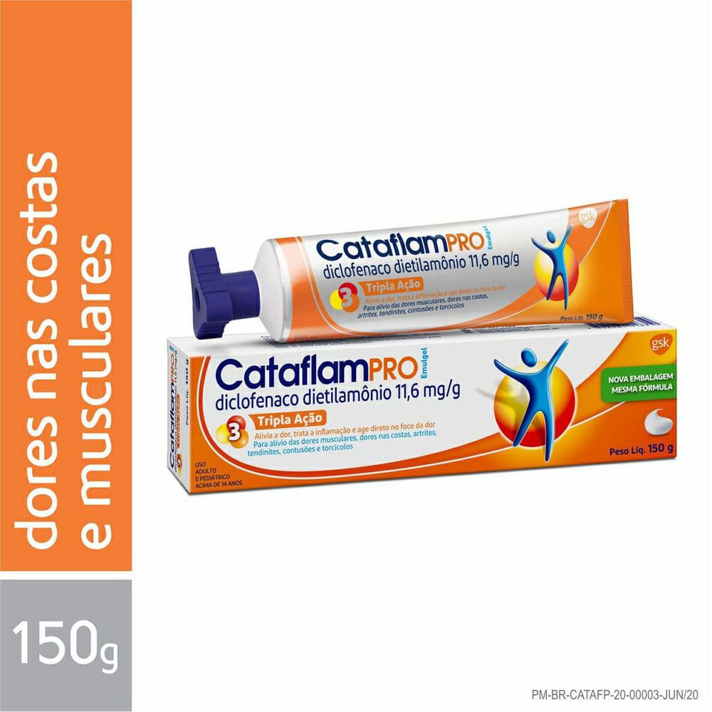 Cataflam Pro Emulgel Gsk 150g
