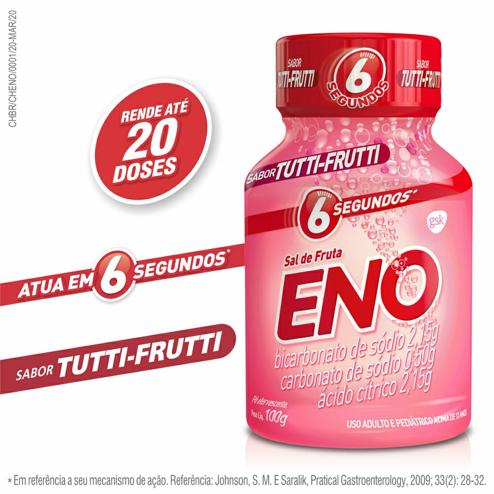 Sal De Fruta Eno Tutti Frutti 100g