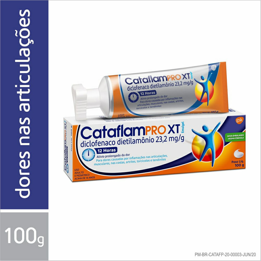 Cataflam Pro Xt Emulgel Gsk 100g