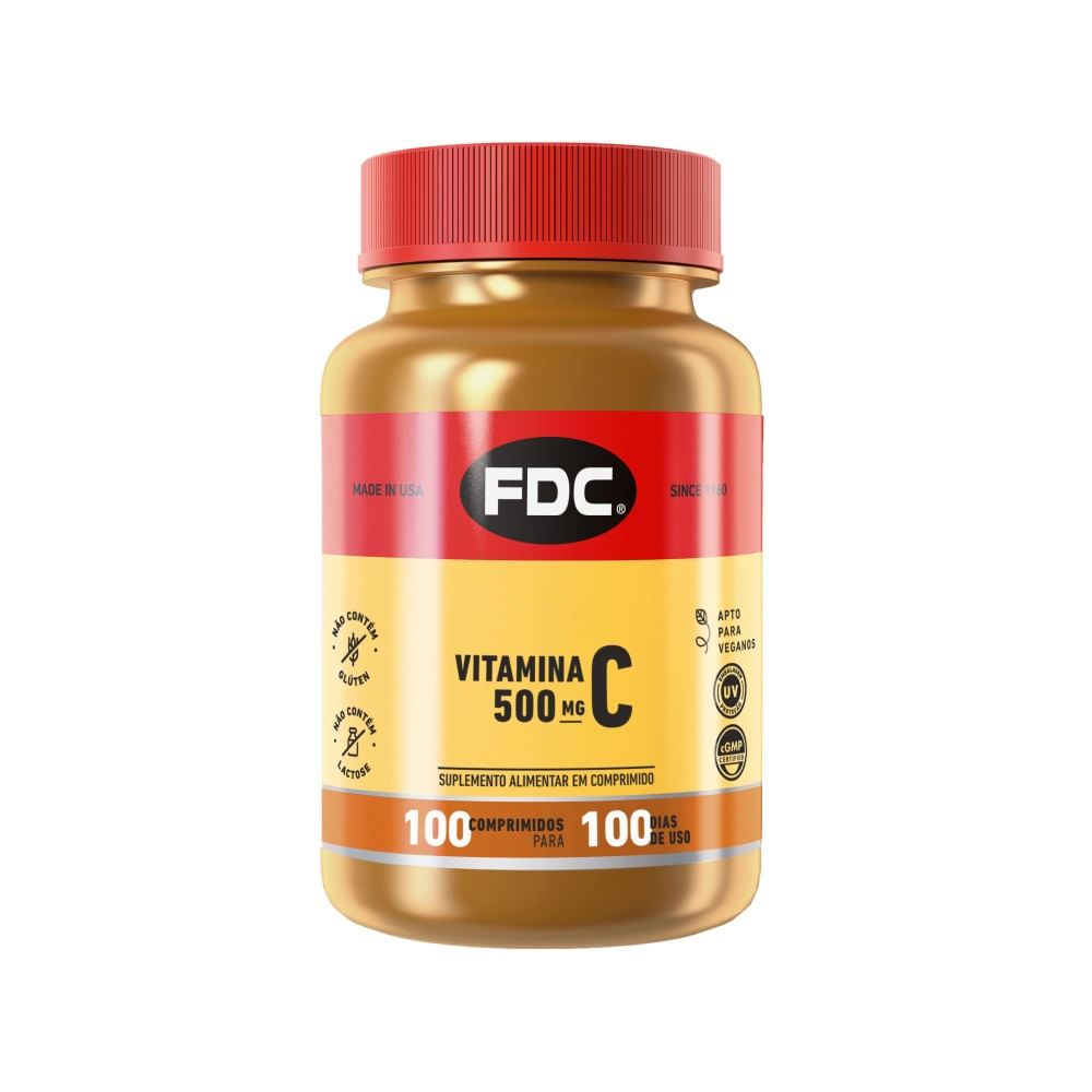 Vitamina C FDC Film Coated 500mg 100 comprimidos