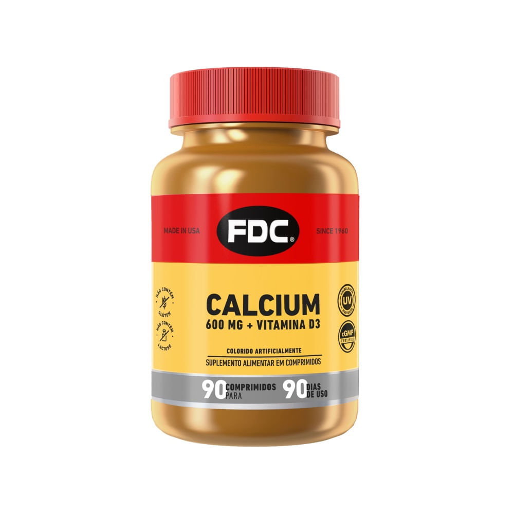 Calcium Fdc 600mg + Vitamina D 90 c&aacute;psulas