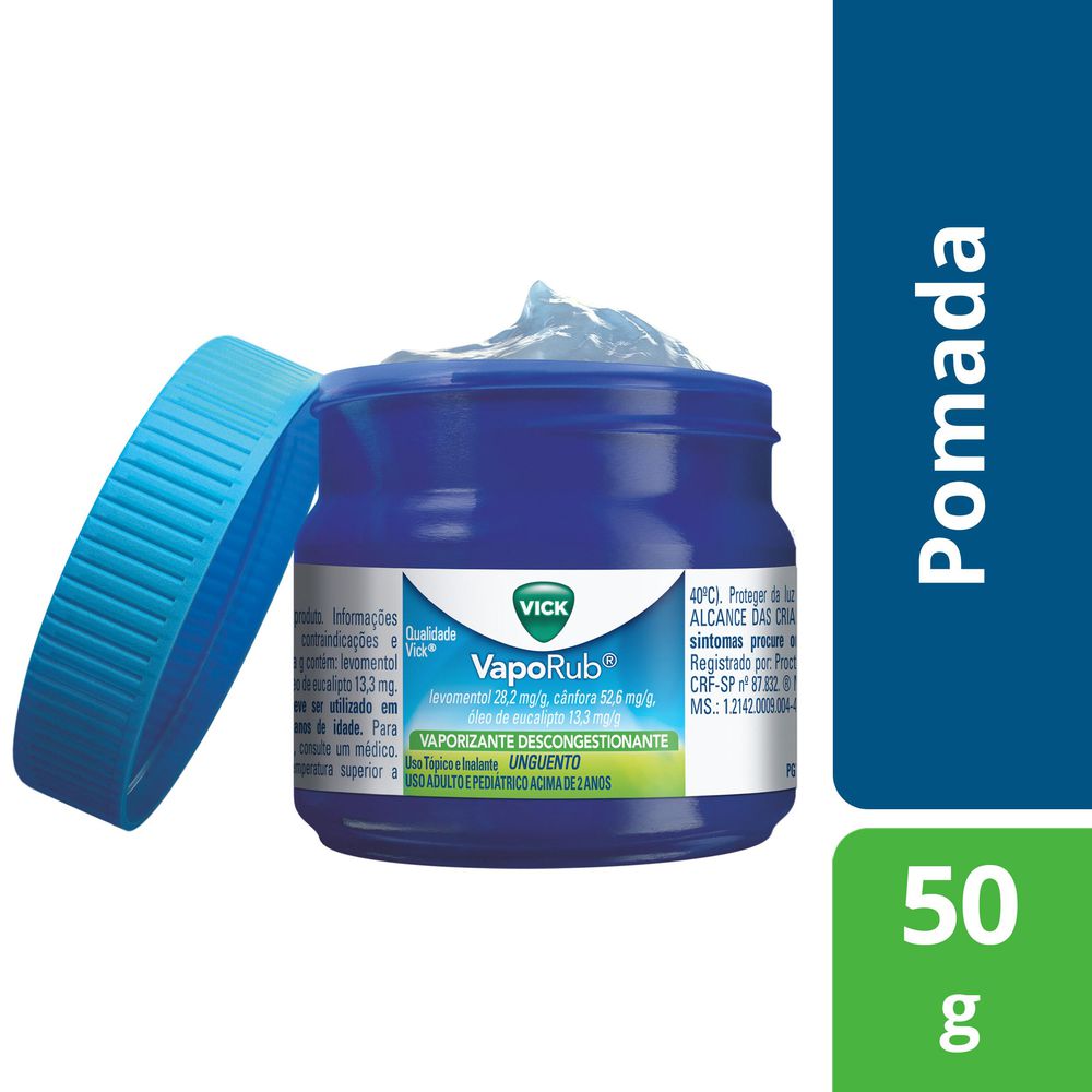 Descongestionante Vick Vaporub Unguento 50g