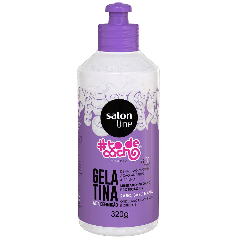 Gelatina Alta Defini&ccedil;&atilde;o Salon Line To De Cacho 320g