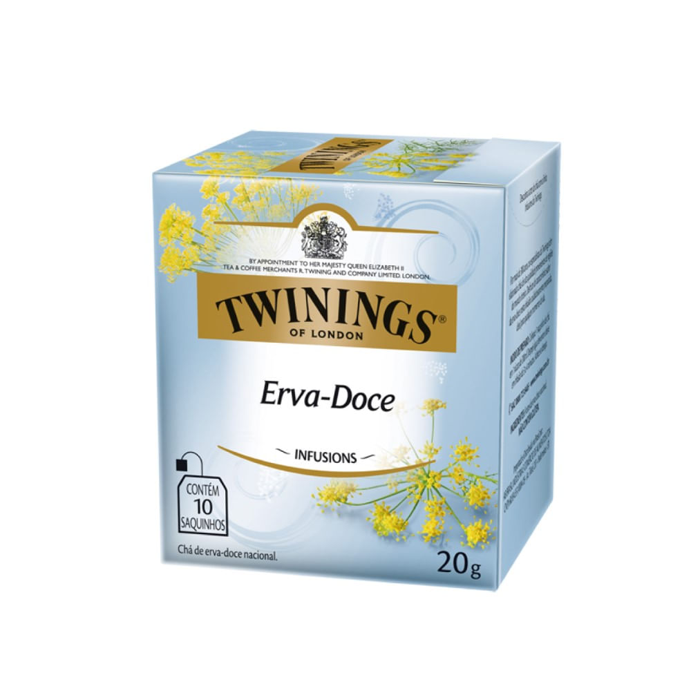 Chá De Erva Doce Twinings Nacional 10g Com 10 Unidades