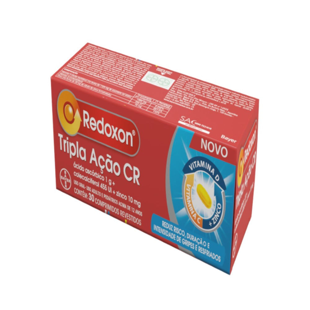 Redoxon Tripla A&ccedil;&atilde;o 30 Comprimidos