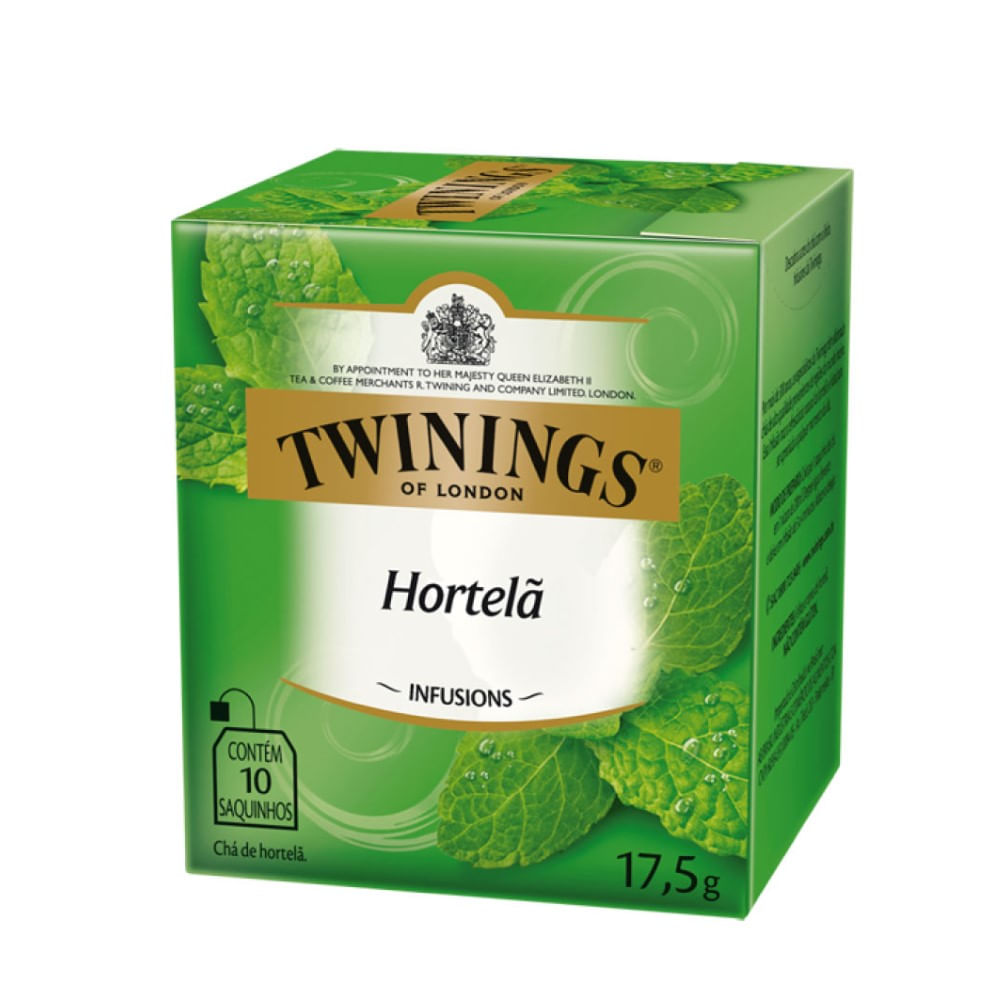 Chá Twinings Hortelã 10 Unidades 17,5g