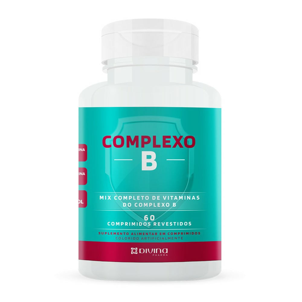 Polivitam&iacute;nico do Complexo B 60 comprimidos Revestidos