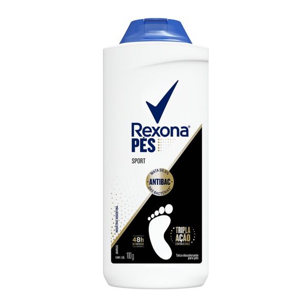 Talco Desodorante Rexona Para os Pés 100g
