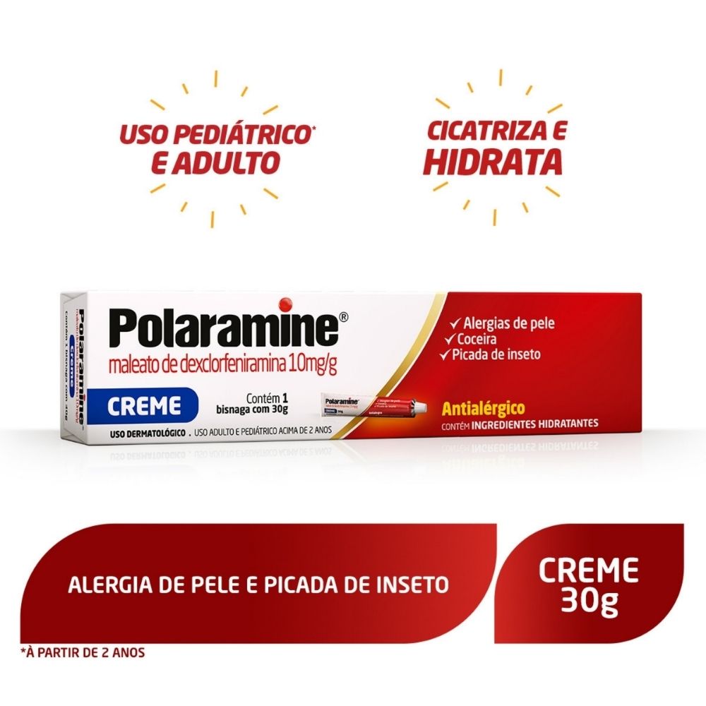 Polaramine Creme 10mg/g Bisnaga 30g