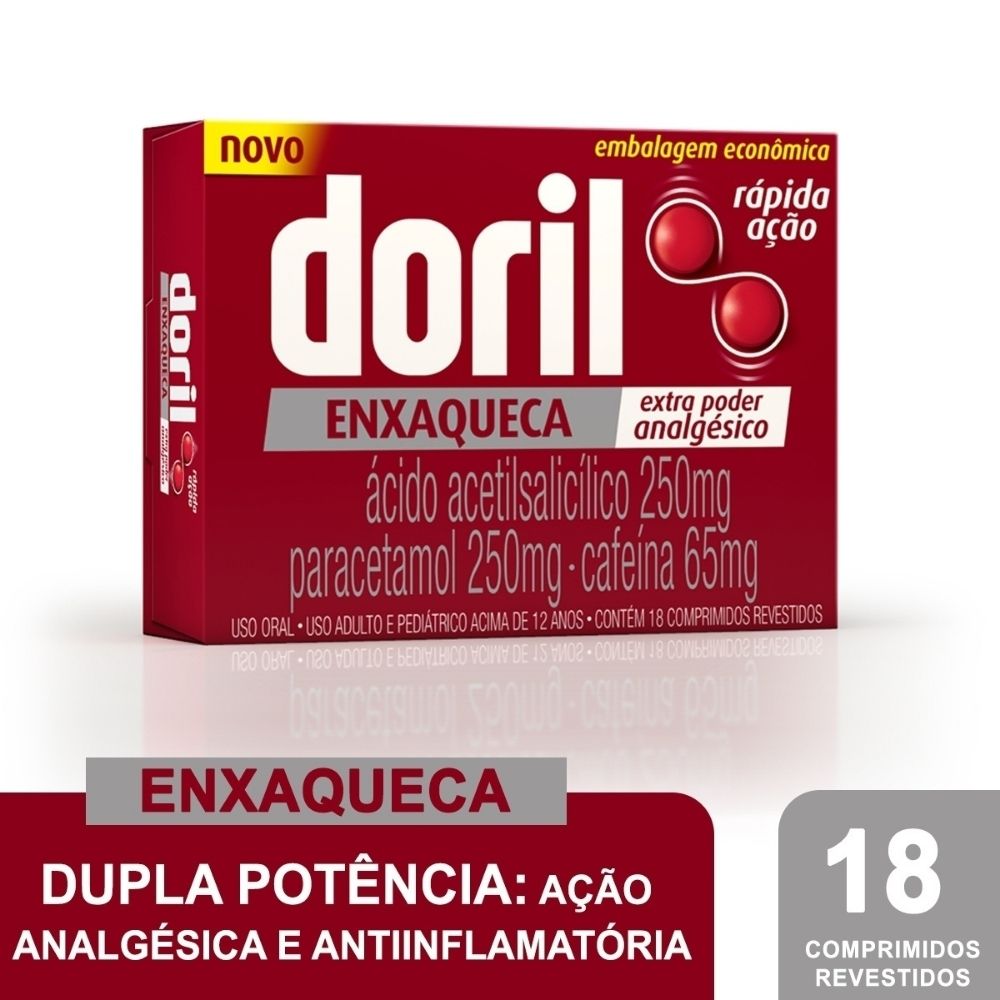 Doril Enxaqueca 18 comprimidos