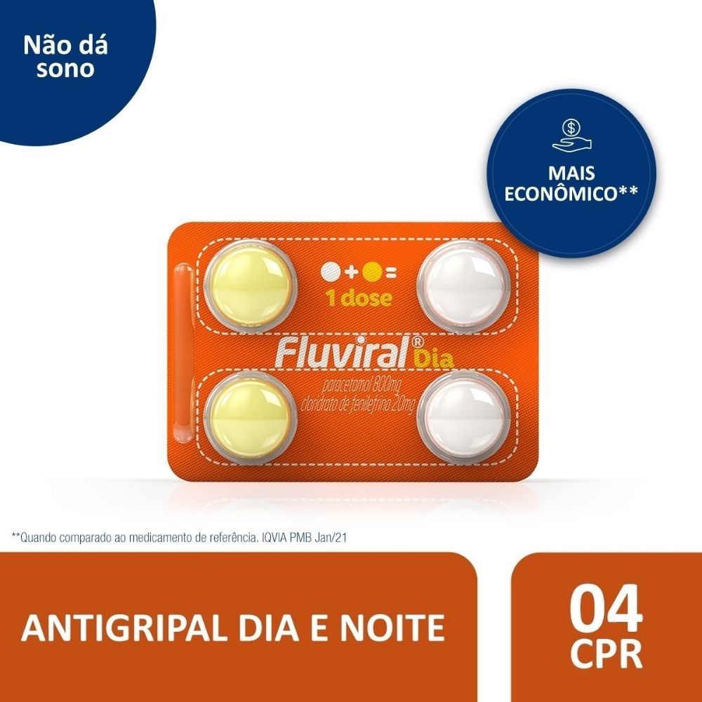 Fluviral Dia 4 Comprimidos
