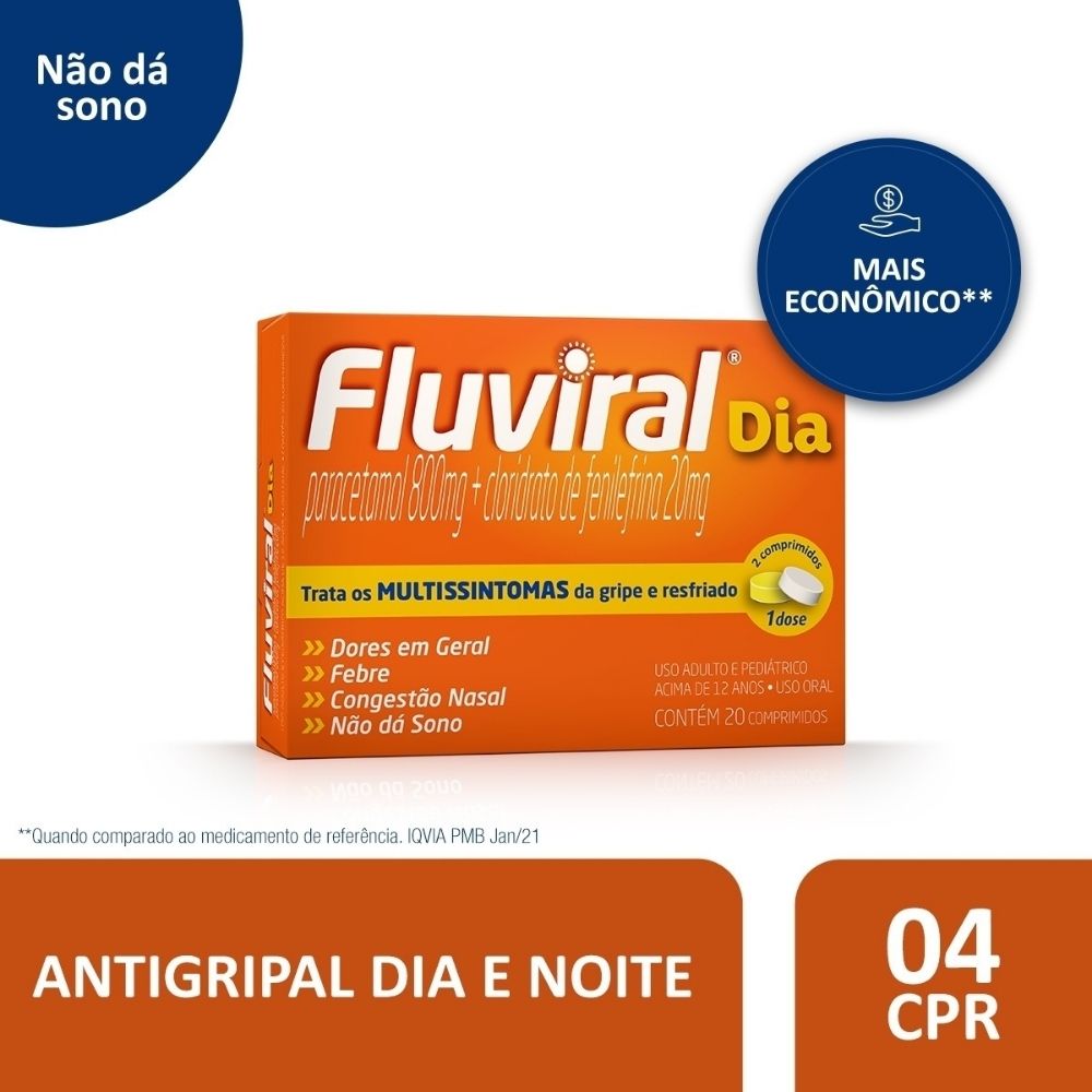 Fluviral Dia 20 Comprimidos
