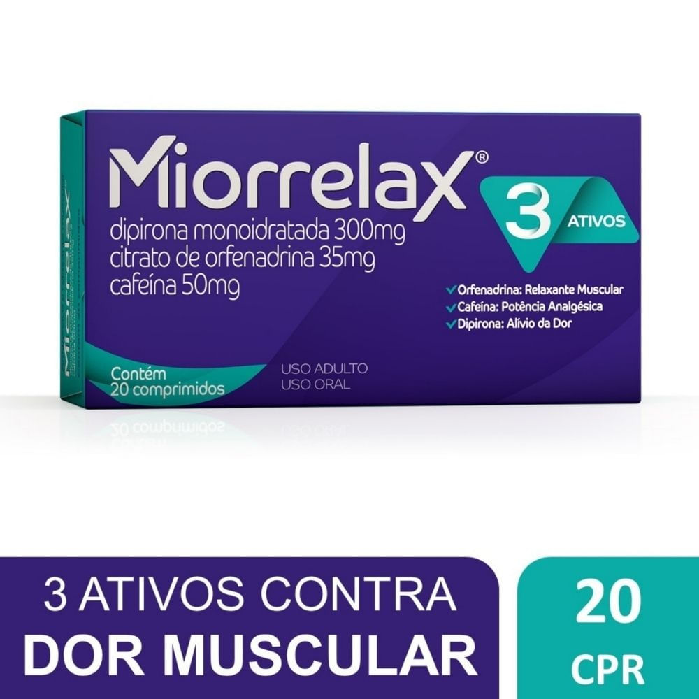 Miorrelax 20 Comprimidos