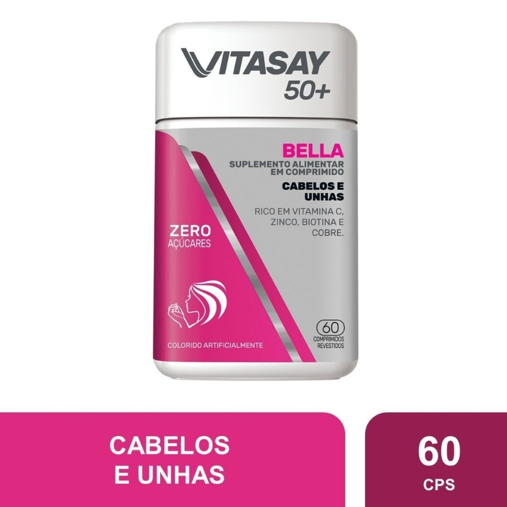 Suplemento Vitam&iacute;nico Vitasay 50+ Bella 60 Comprimidos