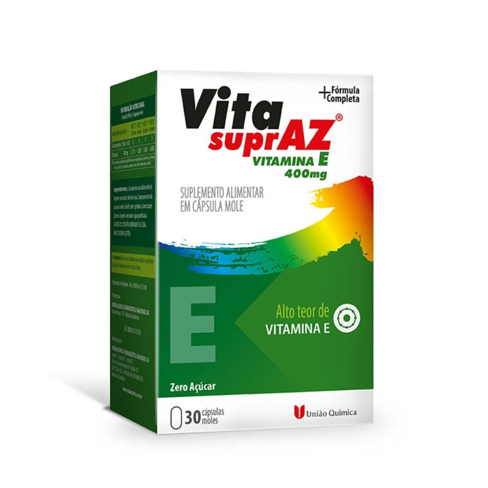 Suplemento Alimentar Vita SuprAZ 30 C&aacute;psulas Mole