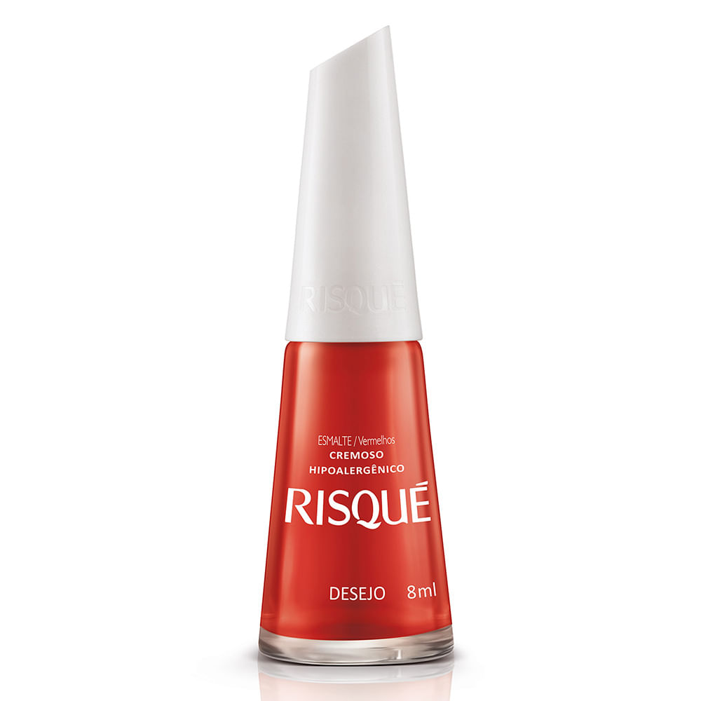 Esmalte Cremoso Risqué Vermelho Desejo 8ml - Drogaria Venancio