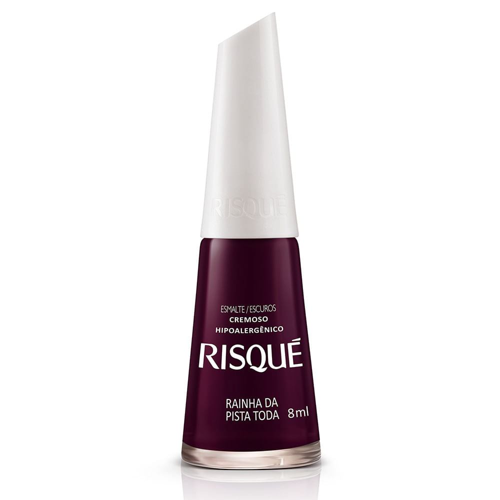 Esmalte Cremoso Risqué Rainha Da Pista Toda 8ml