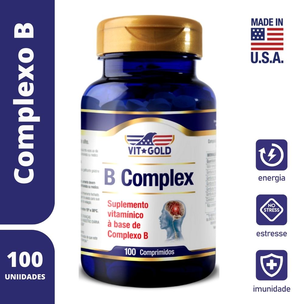 Complexo B Vitgold 100 Comprimidos