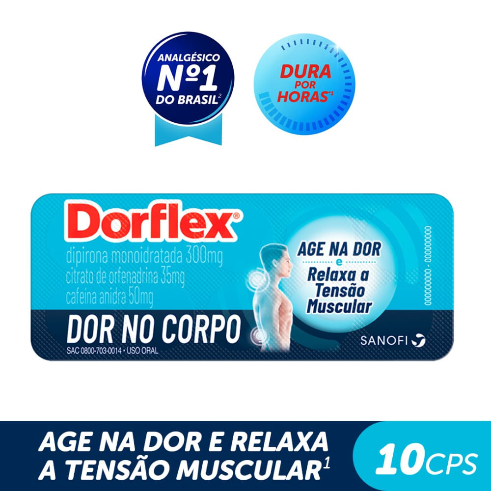 Analg&eacute;sico Dorflex 10 Comprimidos