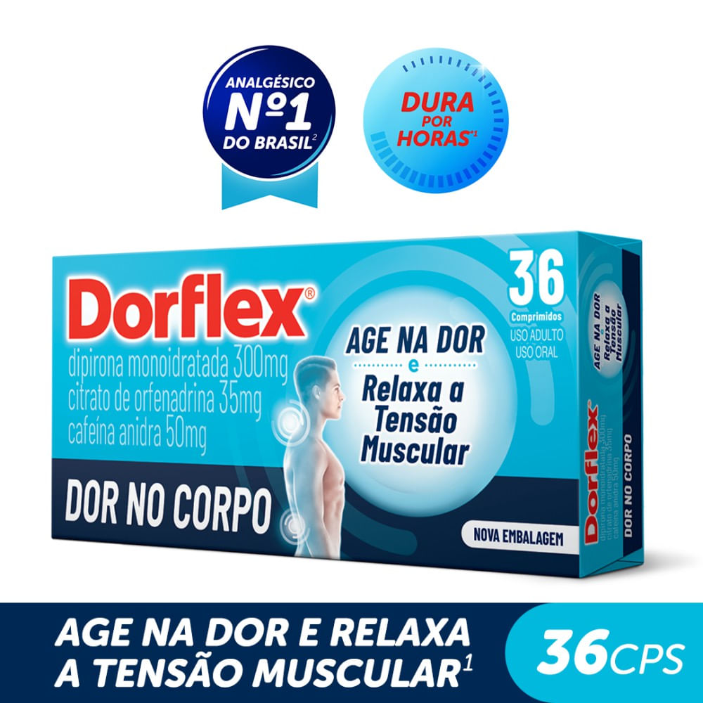 Analg&eacute;sico Dorflex 36 Comprimidos