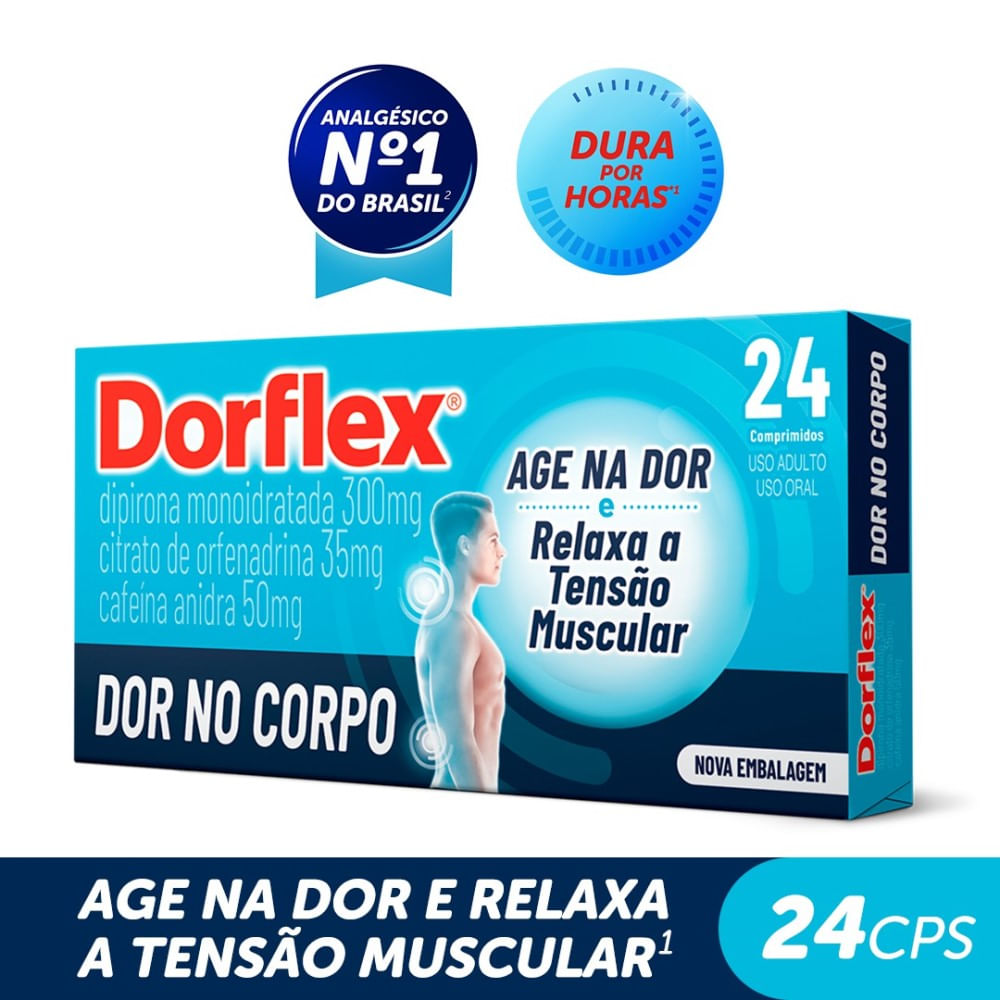 Analg&eacute;sico Dorflex 24 Comprimidos