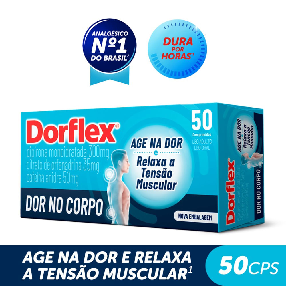 Dorflex Analg&eacute;sico e Relaxante Muscular 50 comprimidos