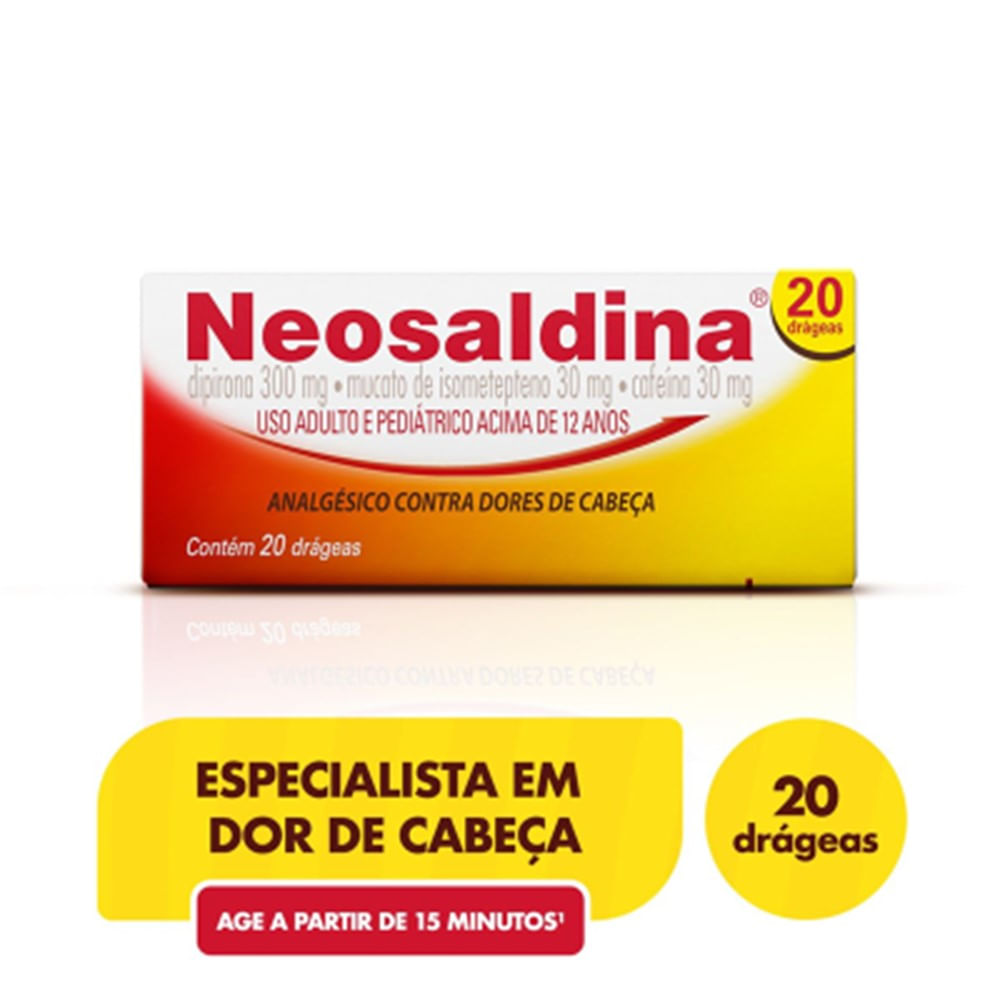 Neosaldina 20 Dr&aacute;geas