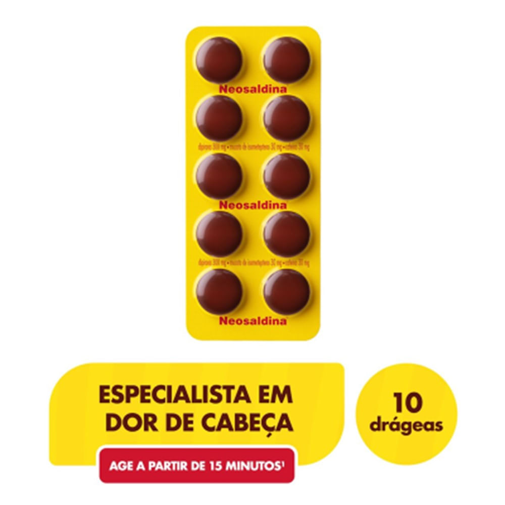 Neosaldina 10 Dr&aacute;geas
