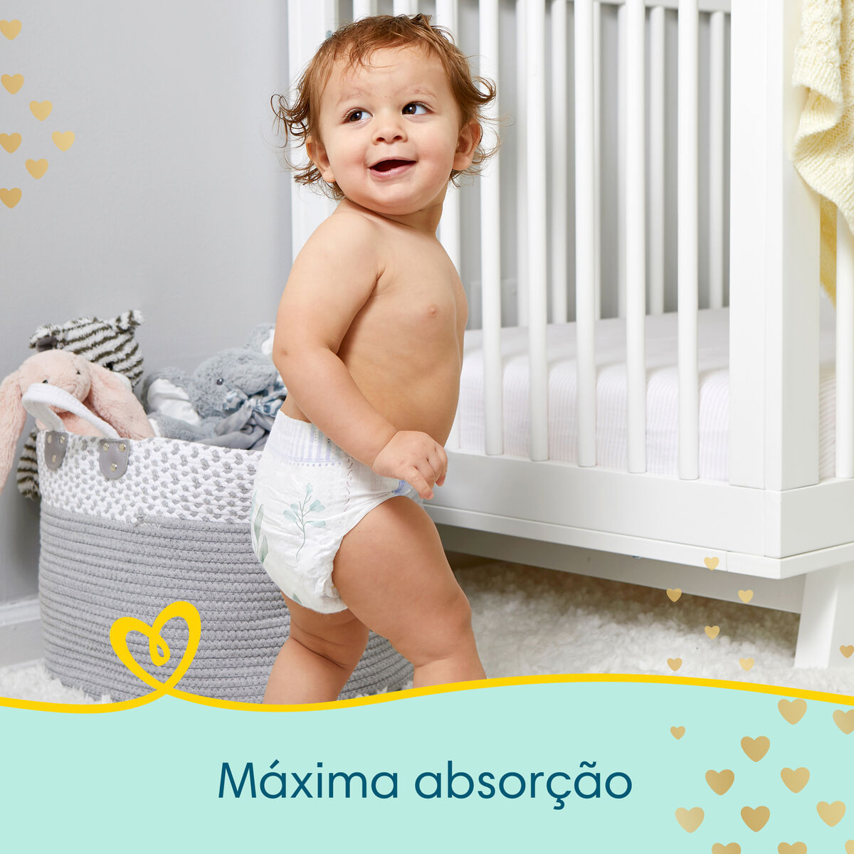 Fralda Descartável Pampers Premium Care XG Pacote com 60 Unid — foto 12