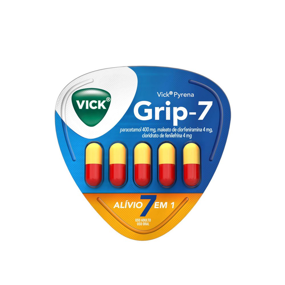 Grip-7 Vick Pyrena 5 C&aacute;psulas