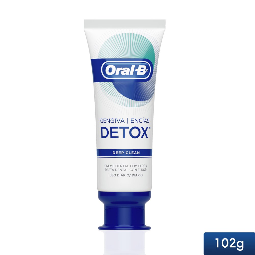 Creme Dental Oral-B Gengiva Detox Deep Clean 102g