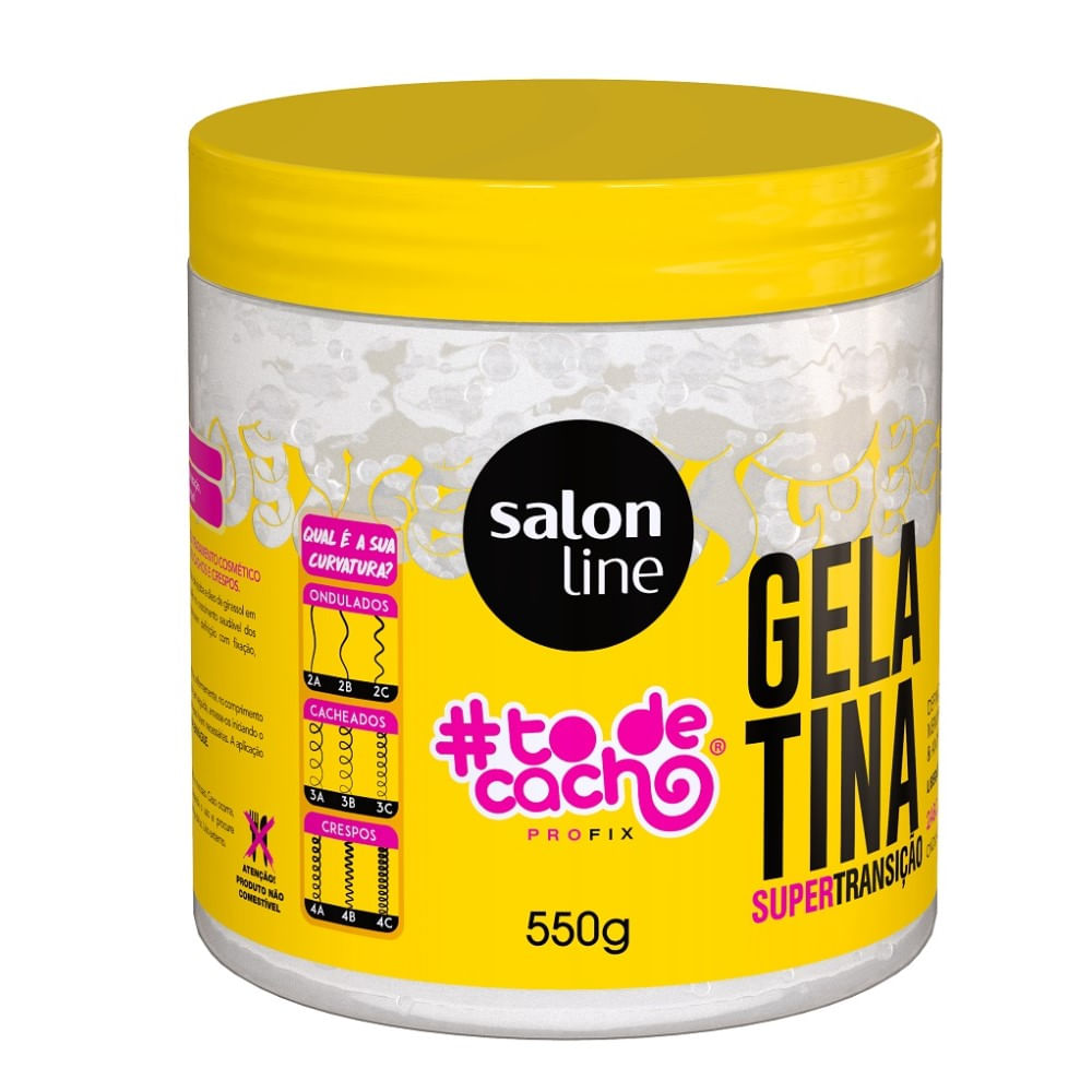 Gelatina Salon Line Super Transi&ccedil;&atilde;o 500g