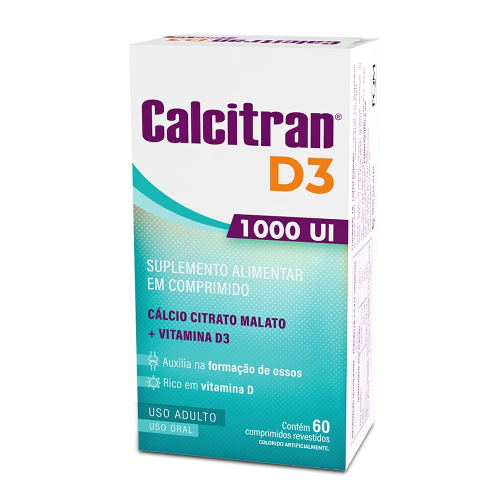 Calcitran D3 1000UI 60 Comprimidos